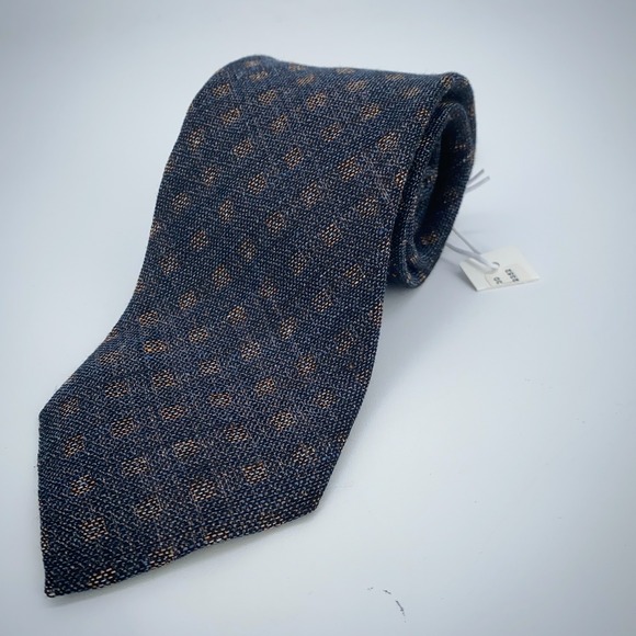 Eton‎ Tie Mens One Size Multi Linen Luxury Classic Fit Professional Necktie